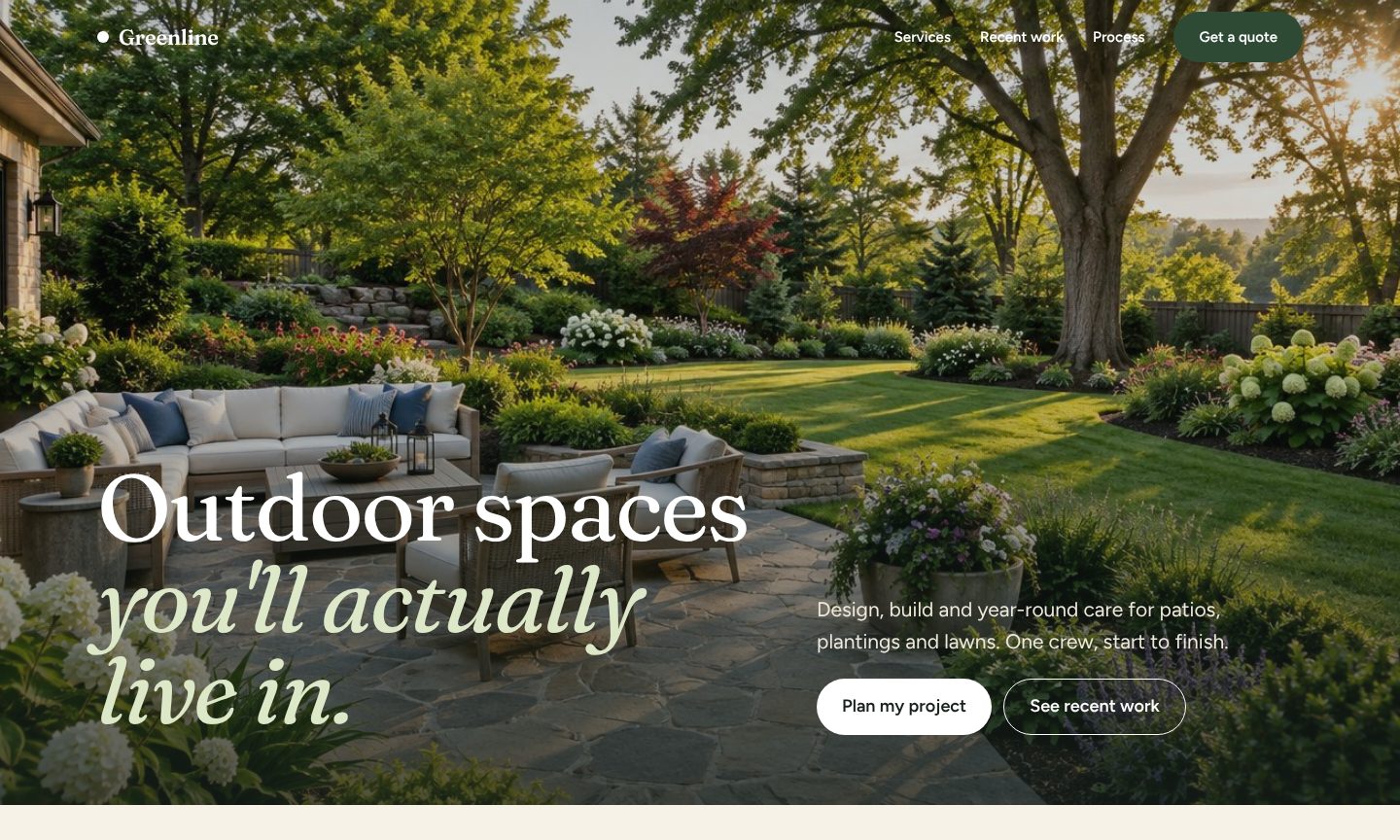 Screenshot: Websites